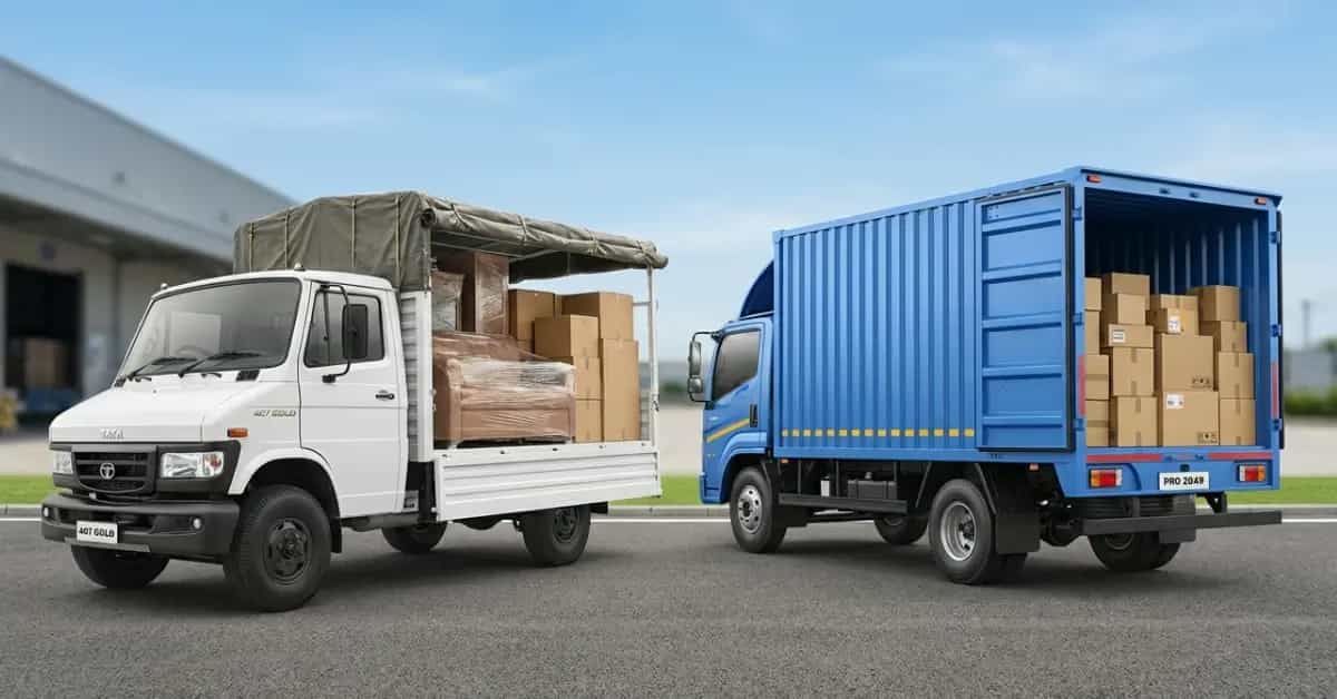 14 Feet Truck Dimensions in India: Payload, Top Models & Cargo Size-image