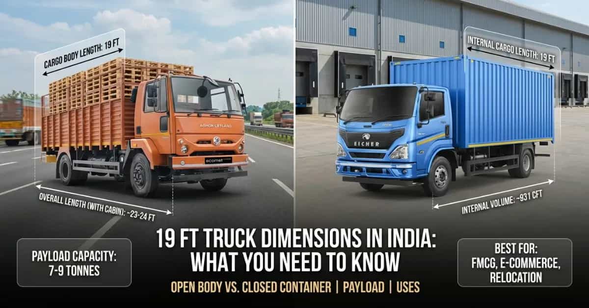 19 Feet Truck Dimensions in India: Most Popular Size Explained-image