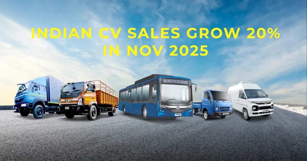 Indian Commercial Vehicle Sales Grow 20% in Nov 2025-image