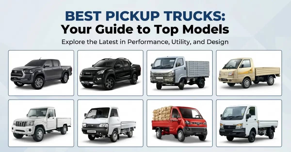 Best Pickup Trucks in India 2026: By Budget, Use & Fuel