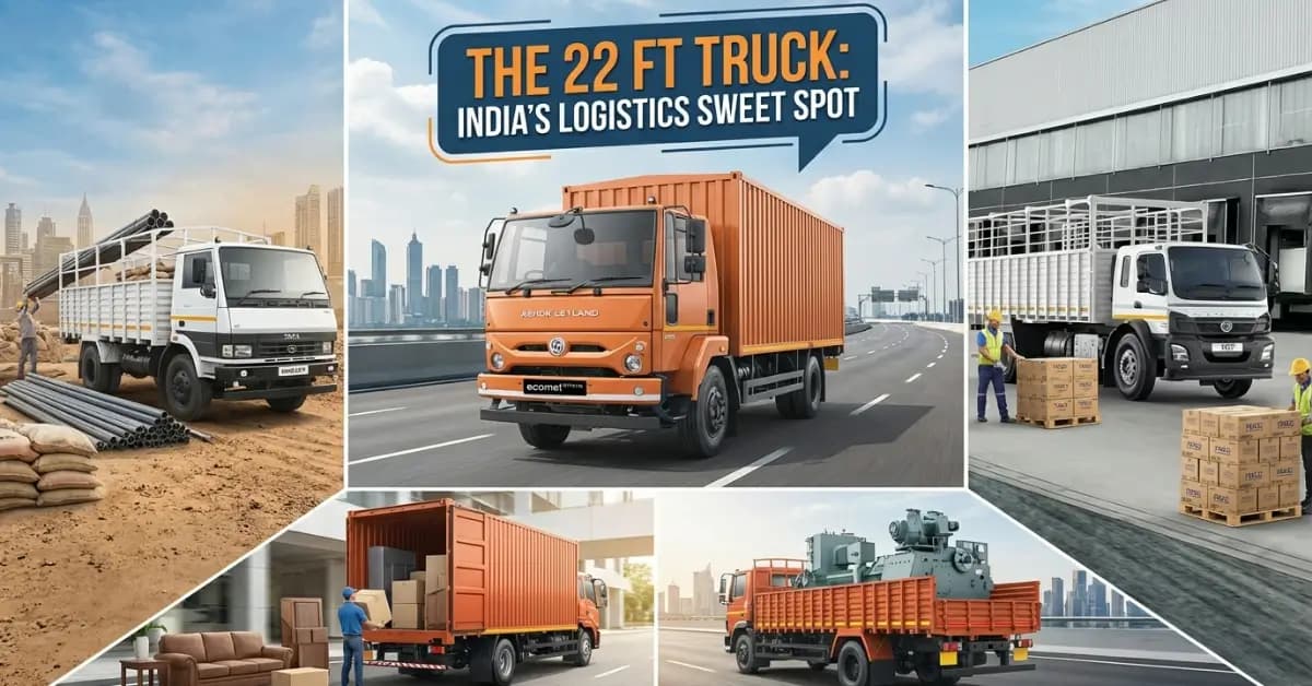 22 Feet Truck Dimensions in India: Payload, Models in 2026, Best Use Cases