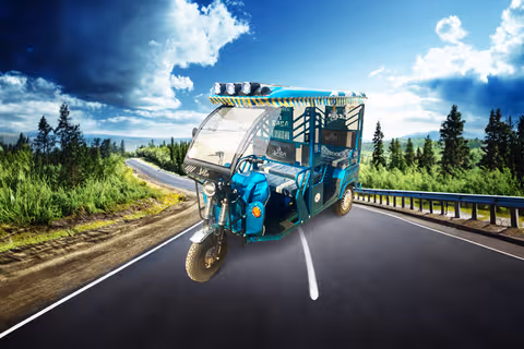 BABA Steel E-Rickshaw car alternative