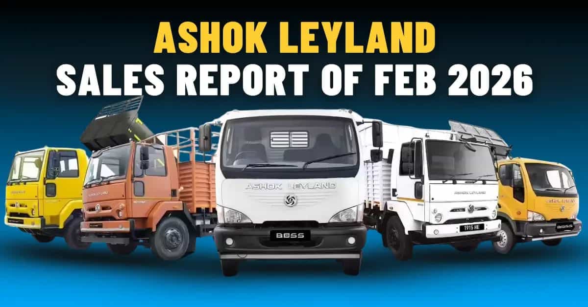 Ashok Leyland February 2026 Commercial Vehicle Sales Report