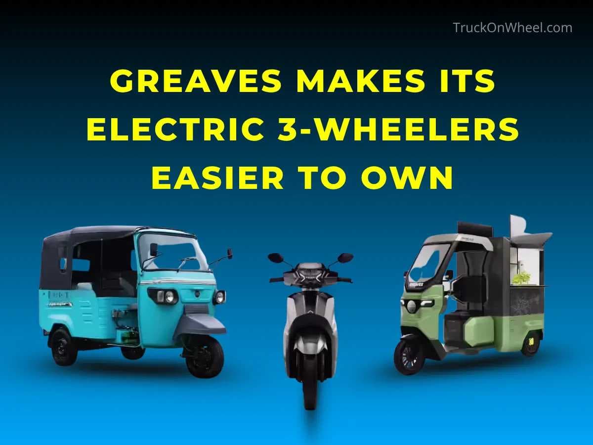 Greaves EV 3-Wheeler Financing Made Affordable