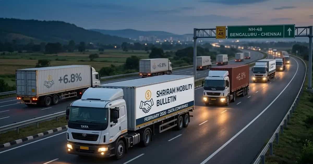 Shriram Mobility Report Shows Stable Truck Rentals in Feb 2026
