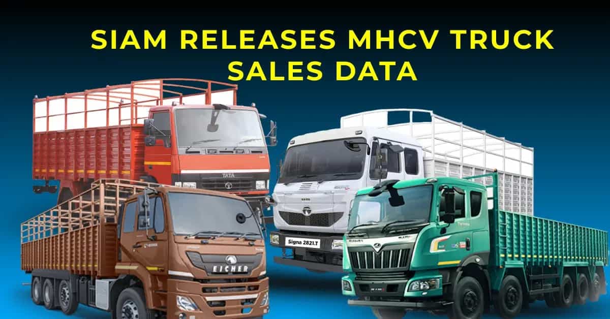 SIAM Releases Zone-Wise MHCV Truck Sales Data of Q3 FY26