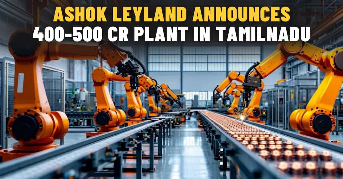 Ashok Leyland Announces Rs 400-500 Cr Battery Pack Plant in Tamilnadu Ashok Leyland Announces Rs 400-500 Cr Battery Pack Plant in Tamilnadu-image