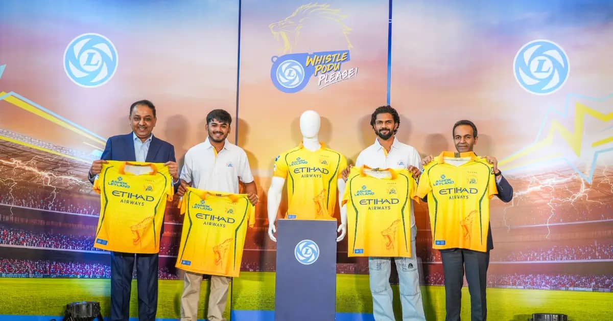 Ashok Leyland Will Be the Official Sponsor of Chennai Super Kings