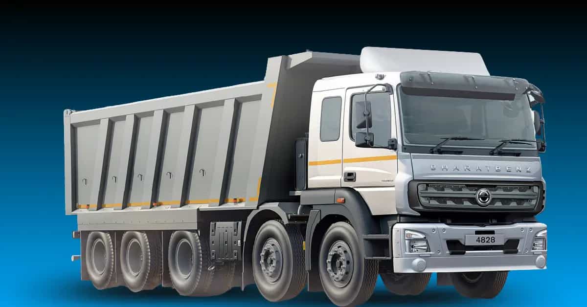 BharatBenz Launches Upgraded 4828RT 10x4 Tipper With Longer Body BharatBenz Launches Upgraded 4828RT 10x4 Tipper With Longer Body-image