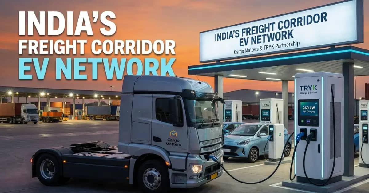 Cargo Matters Will Invest ₹66 Crore in EV Charging Network