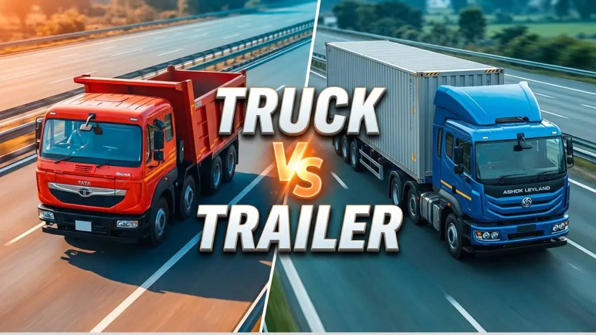 Difference Between Trucks and Trailers: Types, Key Differences & Uses