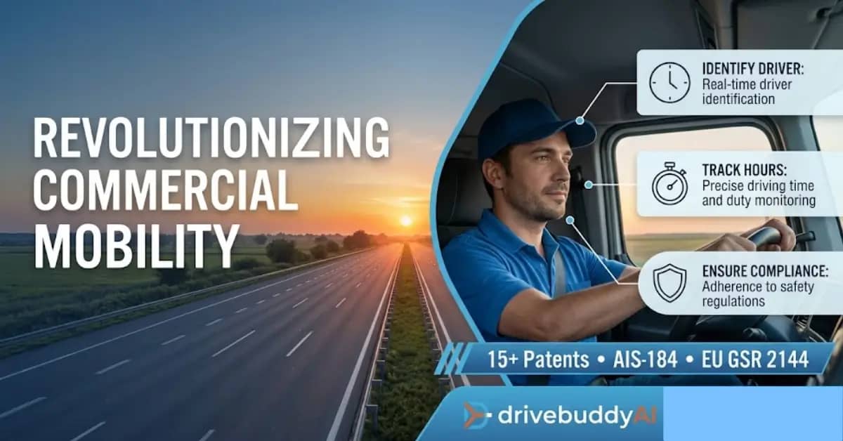 drivebuddyAI Gets Patent for Facial Recognition System for CV Drivers