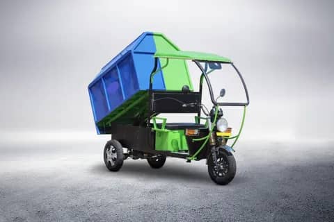 E-Ashwa E-Garbage Cart Hydraulic Automatic truck