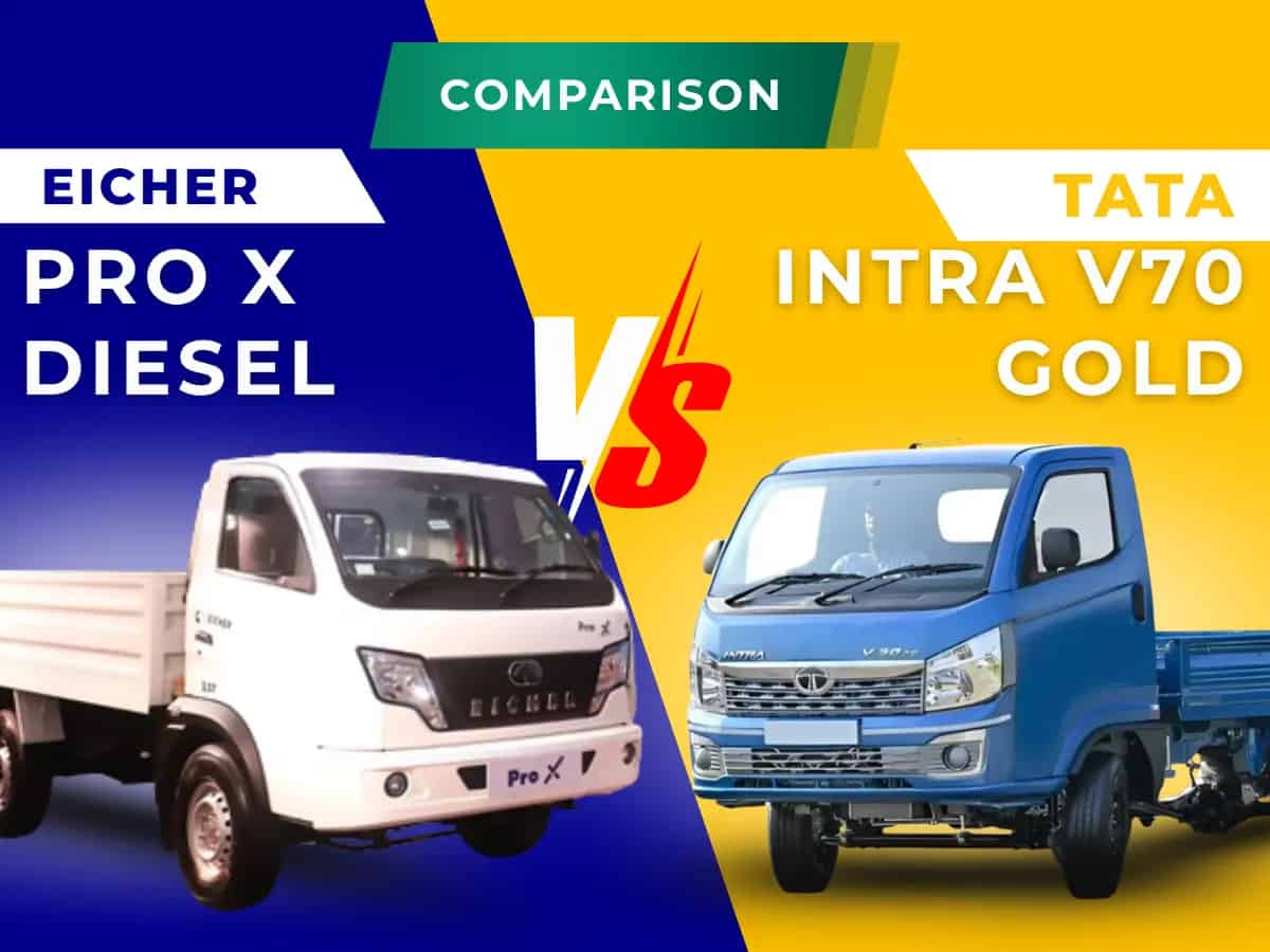 Eicher Pro X Diesel VS Tata Intra V70 Gold Comparison Nov 2025