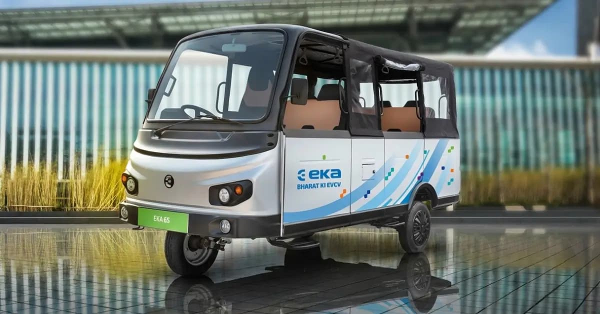 EKA Mobility Launches First 6-Seater Electric Auto at Rs 6.50 Lakh