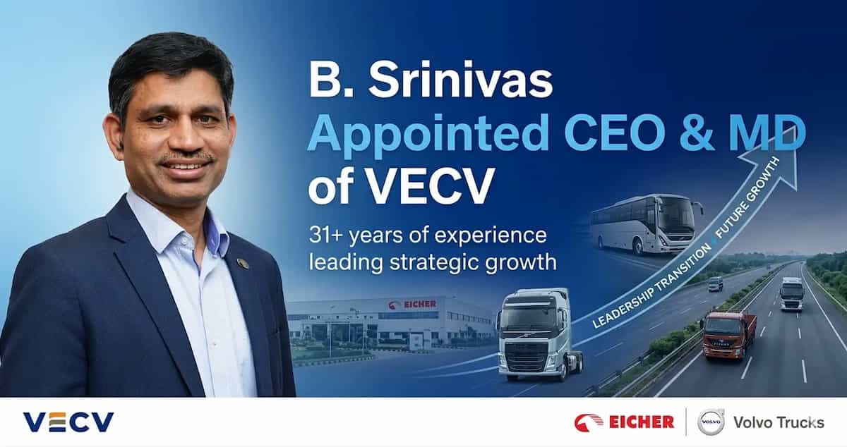 From Engineer to CEO: B Srinivas's Three-Decade Journey at VECV From Engineer to CEO: B Srinivas's Three-Decade Journey at VECV-image