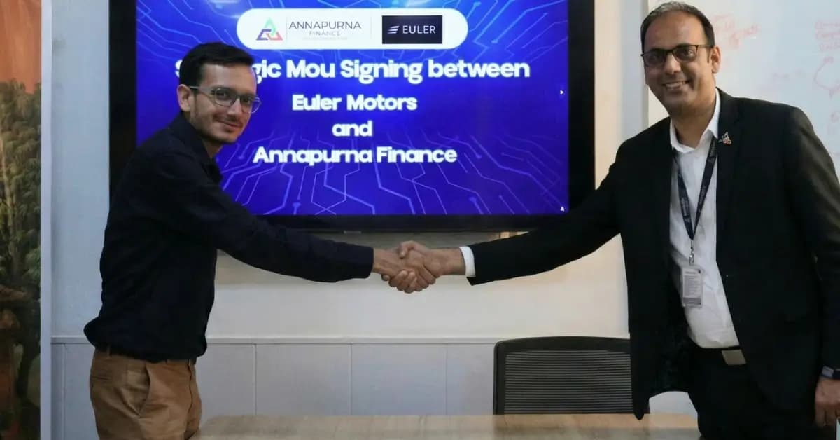Euler Motors Ties Up With Annapurna Finance to Unlock EV Credit Euler Motors Ties Up With Annapurna Finance to Unlock EV Credit