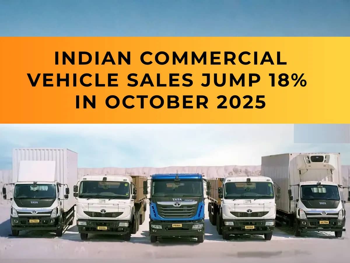 Indian Commercial Vehicle Sales Jump 18% in October 2025