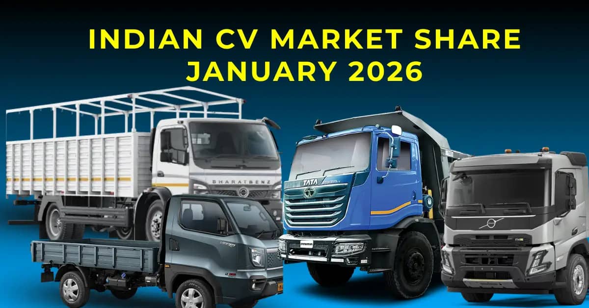 Indian CV Market Share January 2026: Record 1.7 Lakh Units Sold