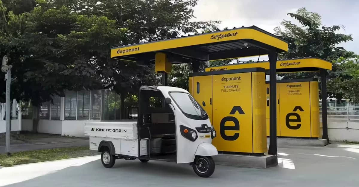 Kinetic Green 3-Wheelers Get 15-Minute Full Charge