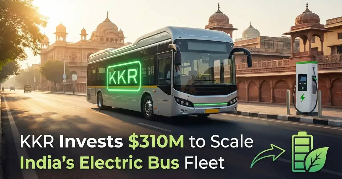 KKR to Invest $310 Million in PMI Electro to Scale Electric Bus Platform in India