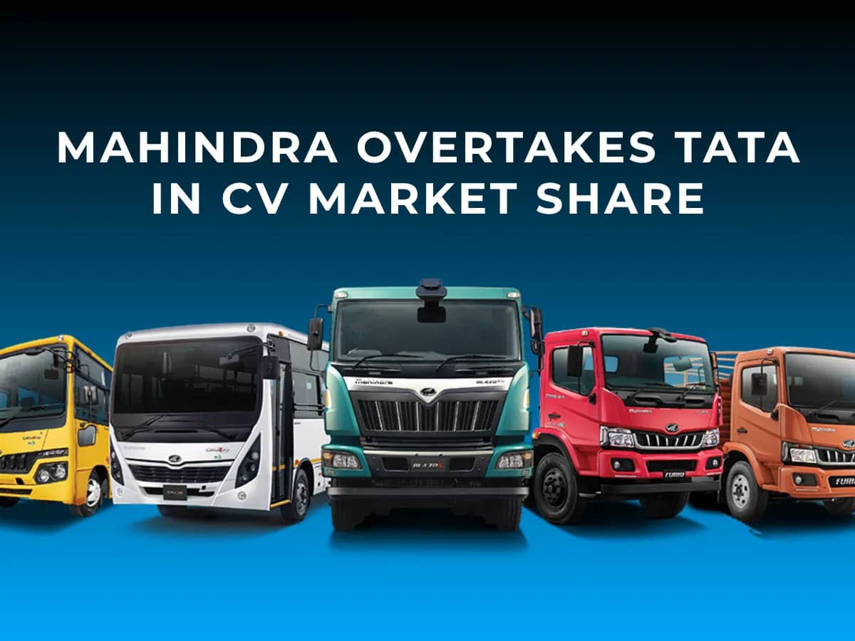 Mahindra Overtakes Tata with 34.48% CV Market Share