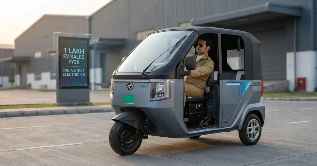 Mahindra Sales Over 1 Lakh EV in FY26: Tops India's Electric CV Market for the Fourth Year Running