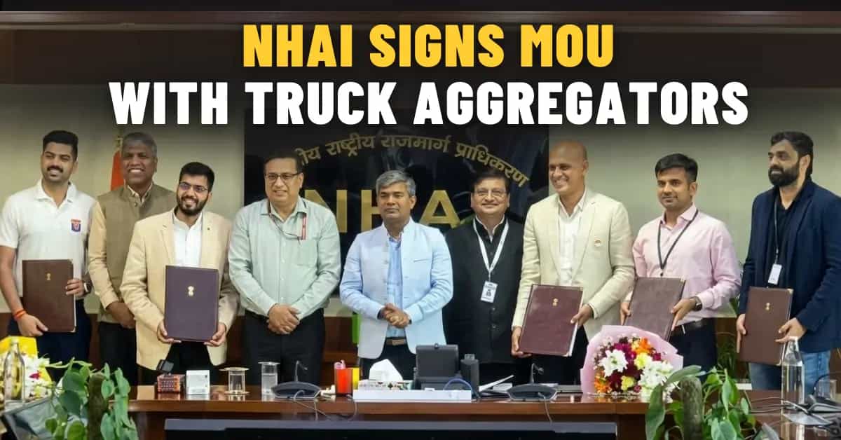 NHAI Signs MoU with Truck Aggregators for Driver Safety, Highway Alerts NHAI Signs MoU with Truck Aggregators for Driver Safety, Highway Alerts-image