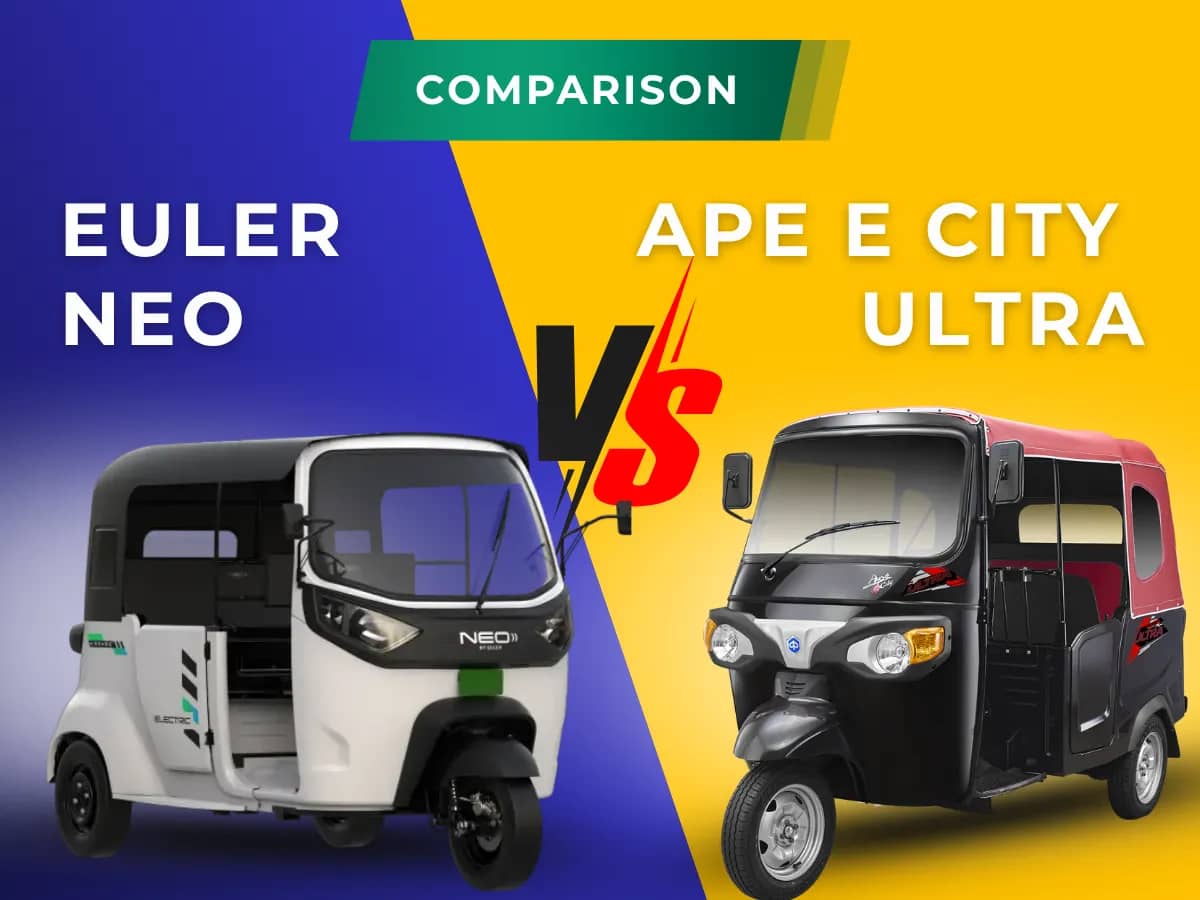 Piaggio Ape E City Ultra vs Euler NEO: Which is Better?