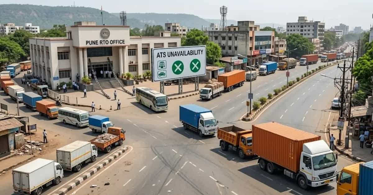 Pune Truck Fitness Tests Halted Again Due to ATS Unavailability Pune Truck Fitness Tests Halted Again Due to ATS Unavailability-image