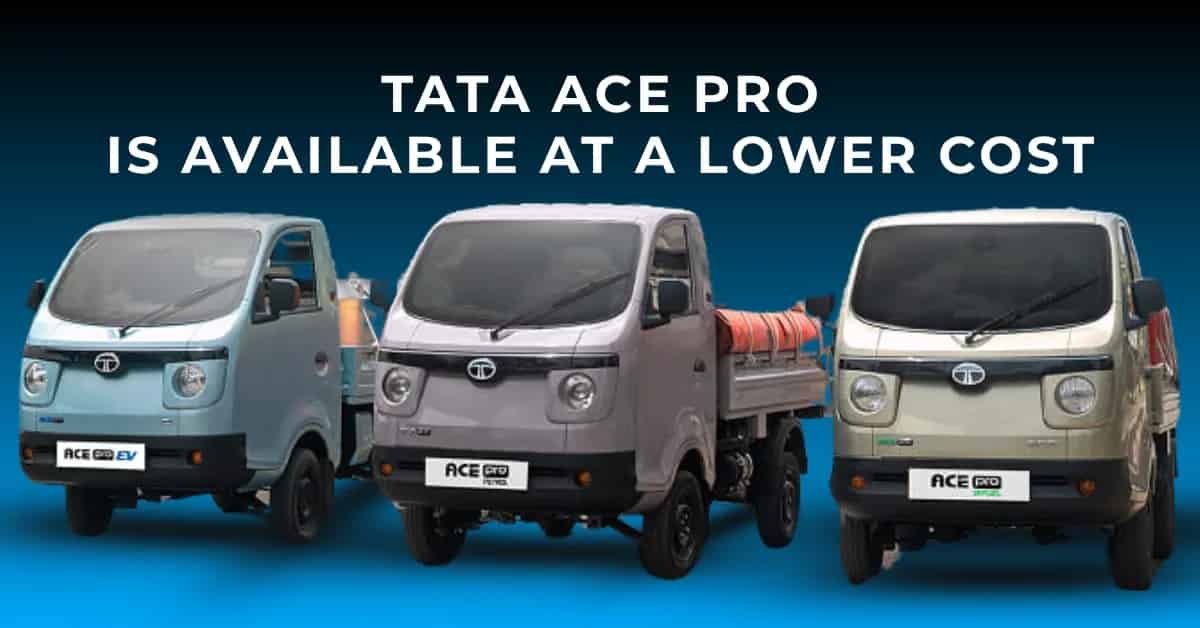 Tata Ace Pro Now Cheaper with Lower GST and Vouchers