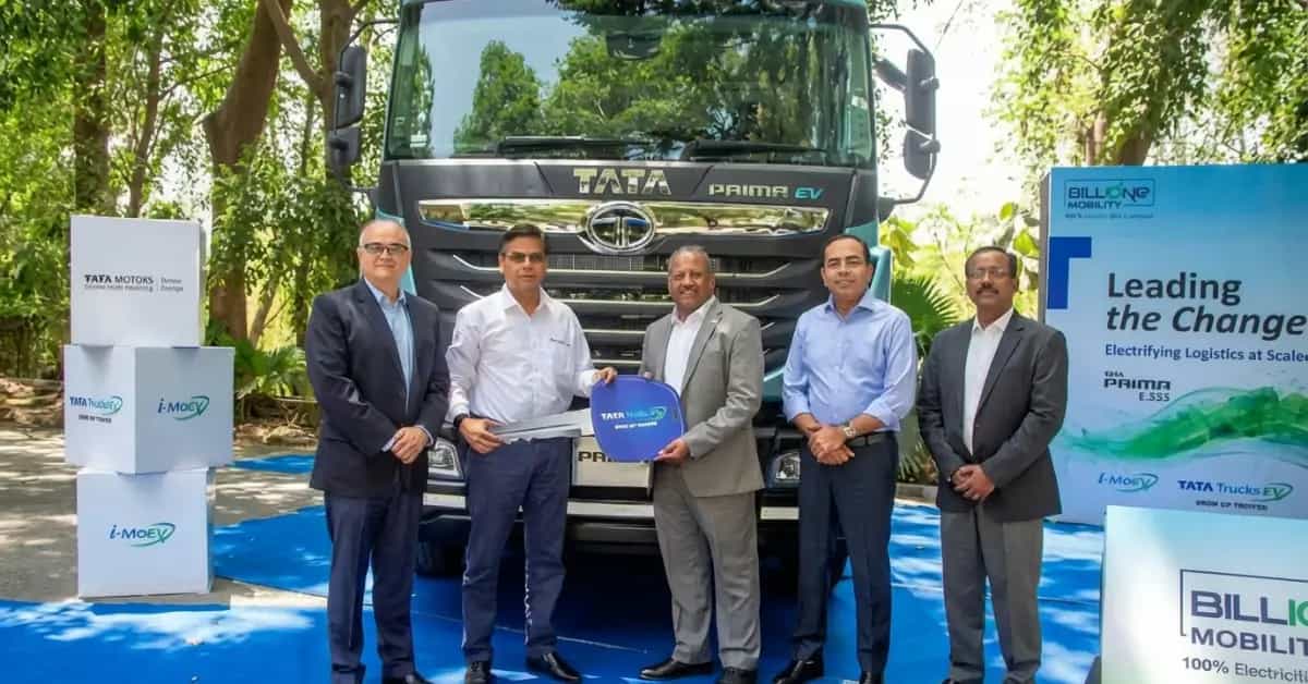 Tata Delivers First Prima E.55S Electric Trucks to BillionE Mobility Tata Delivers First Prima E.55S Electric Trucks to BillionE Mobility-image