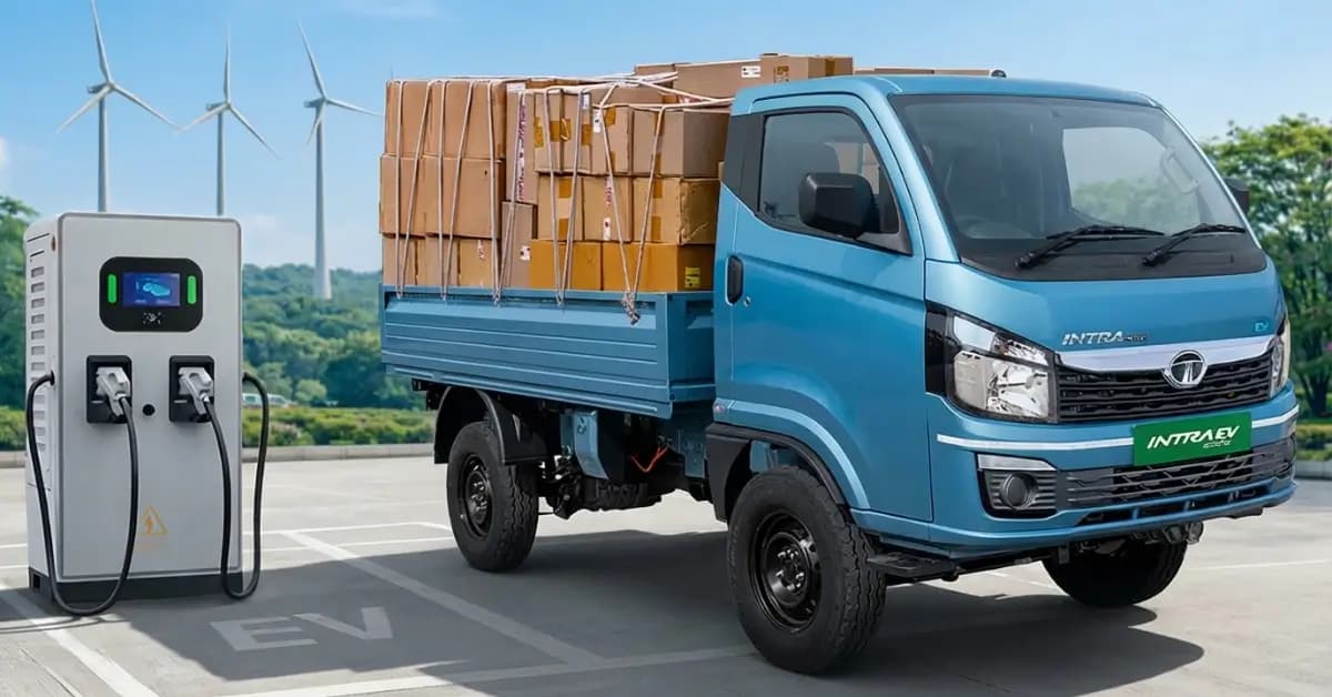 Tata Intra EV Pickup Launched at Rs 11.95 Lakh in India