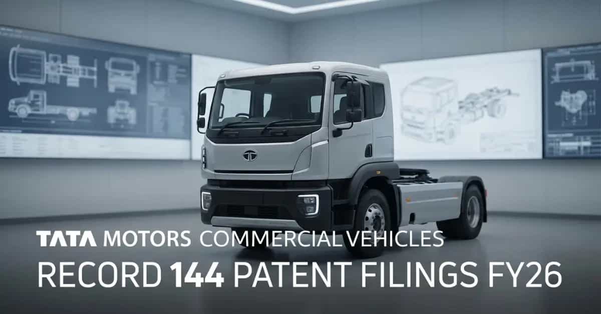 Tata Motors CV Division Files Record 144 Patents in FY26 Tata Motors CV Division Files Record 144 Patents in FY26-image