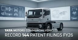Tata Motors CV Division Files Record 144 Patents in FY26