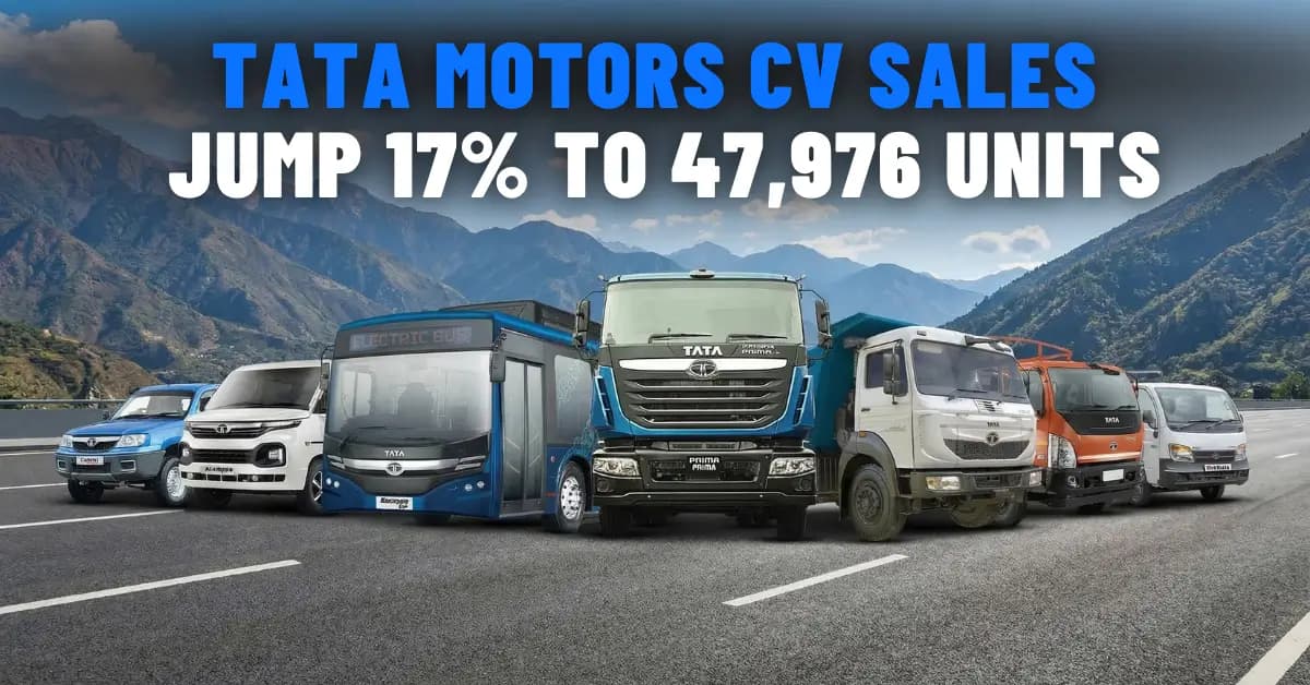 Tata Motors CV Sales Jump 17 Percent to 47,976 Units in March