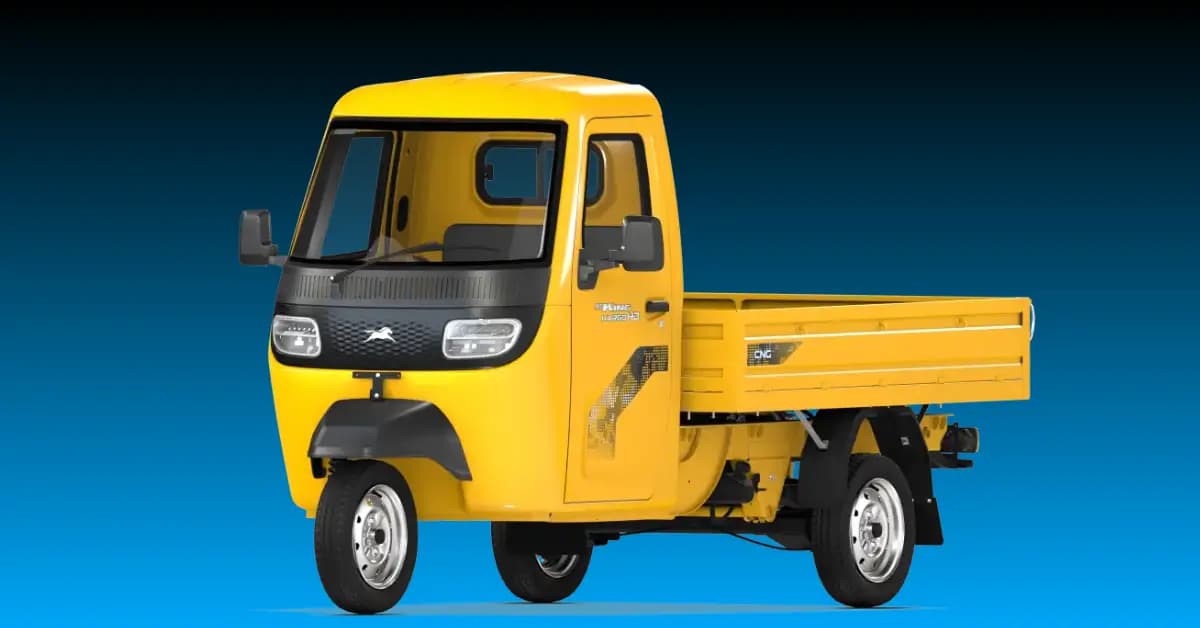 TVS King Kargo CNG HD Launched at Rs 2.71L with 250 km Range